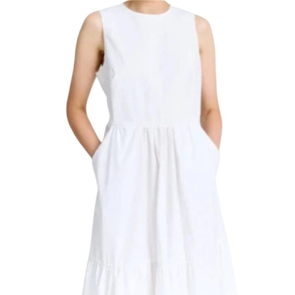 Nuuts Dresses & Skirts - NUUTS Women’s Sleeveless Cotton Poplin Maxi Dress w/ Pockets